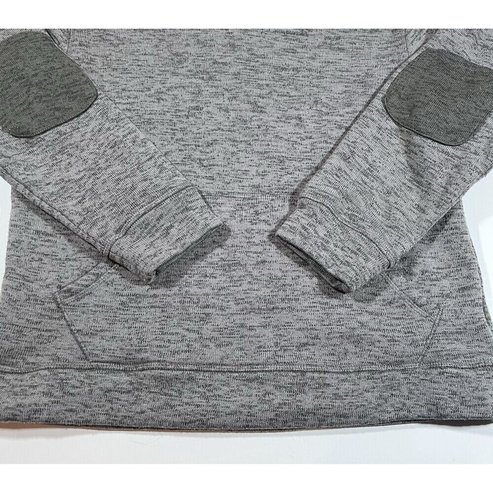 Canada Weather Gear Long Sleeve Grey Pullover Hooded Sweatshirt Men's Small - Picture 2 of 8